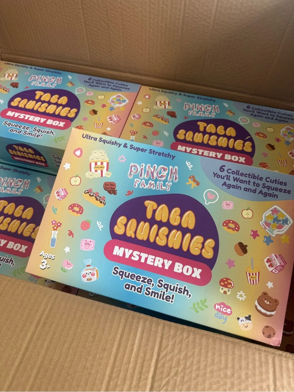 Taba Squishies Mystery Box - Squeeze Squish and Smile Gift Box